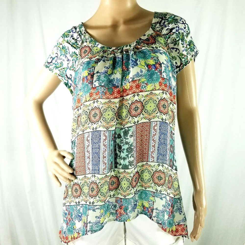 Anthropologie Fig and Flowers blouse size medium